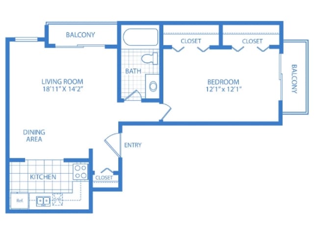 Floorplan - Capital Manor