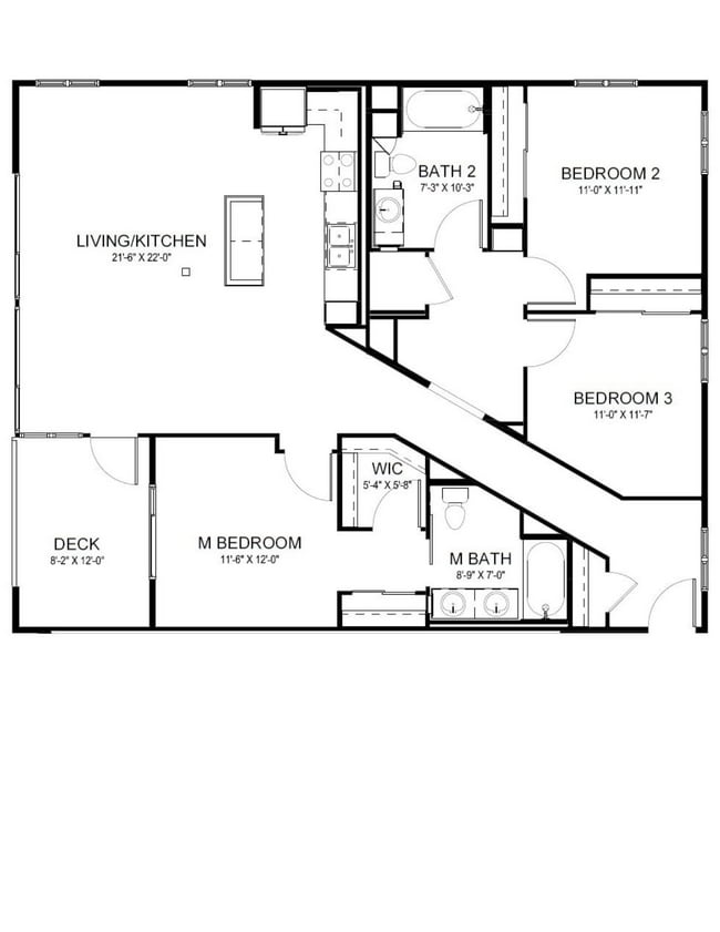 Floorplan - Aya Apartments