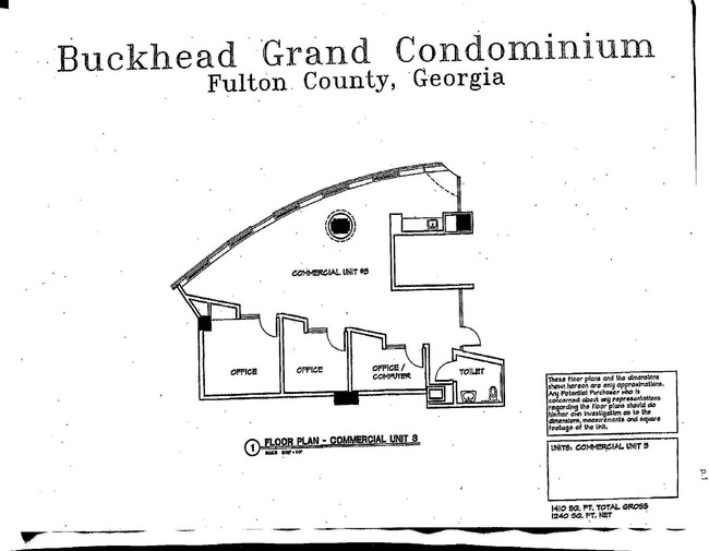 Floorplan - Buckhead Grand Condominium