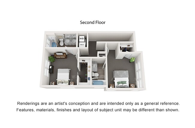 Floorplan - Parc at Day Dairy Apartments and Townhomes