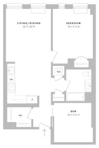 Floorplan - The Hazel Jersey City
