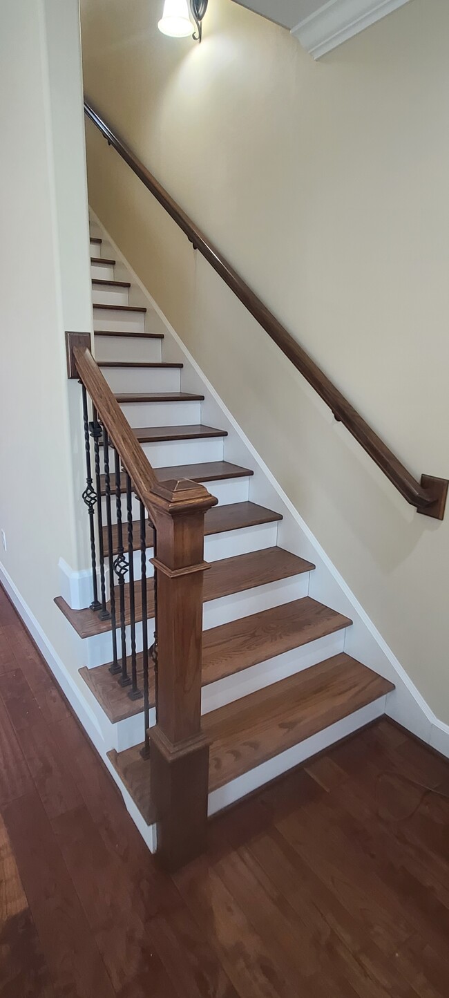 Custom oak stairs - 1974 N Dixie Ave