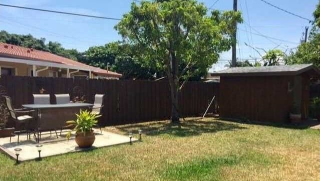 large backyard - 7420 SW 34th Terrace
