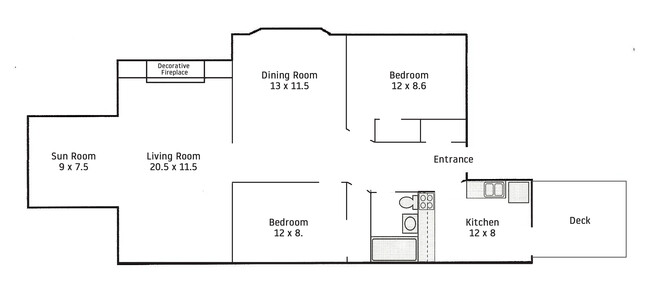 Floorplan - Prairie Court Apartments