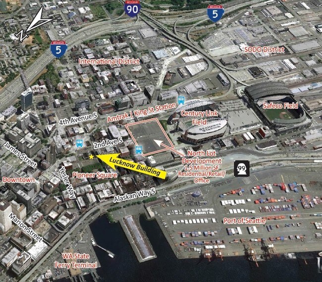 Aerial Map - The Lucknow