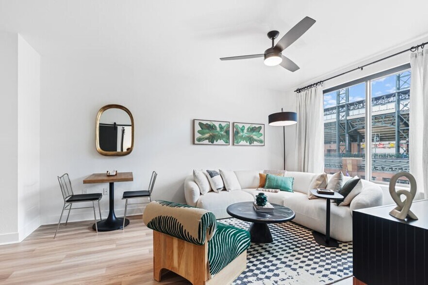 Upgraded interiors with luxury vinyl plank flooring throughout - The Battery on Blake Street