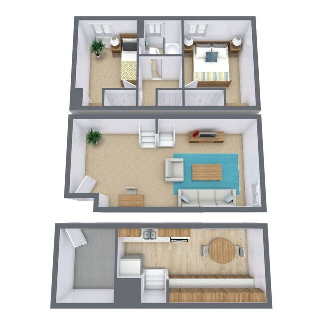 Floorplan - Oakview Townhomes