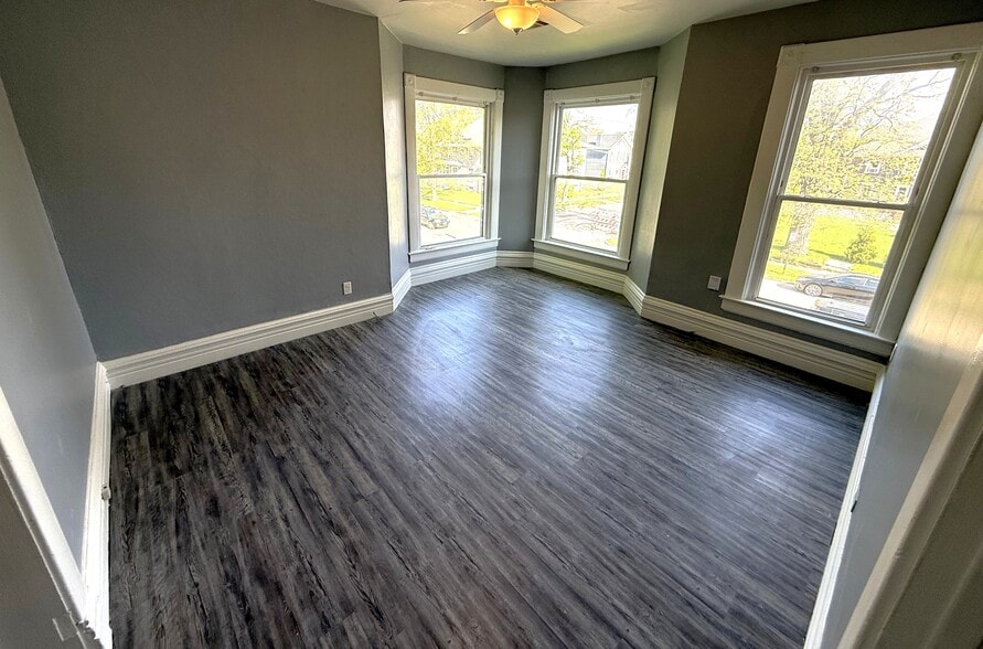 Giant living room with large windows! - 133 W 13th St
