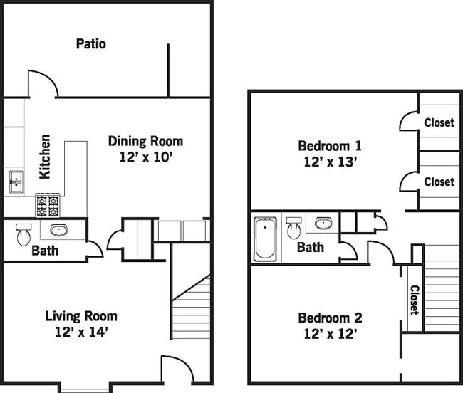 2x1.5 TH - Ridgeway Commons Townhomes
