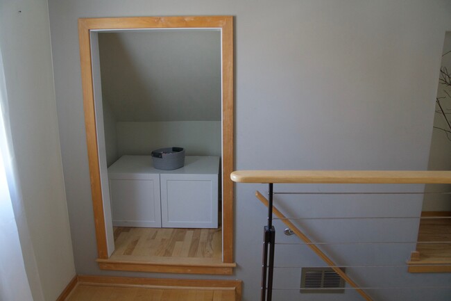 Master suite upstairs - storage area at top of steps - 1482 Cohansey St