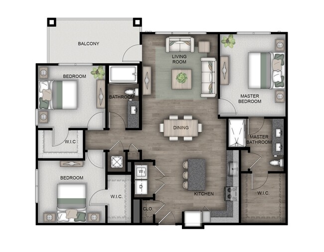 Floorplan - Viridian Reserve Apartments