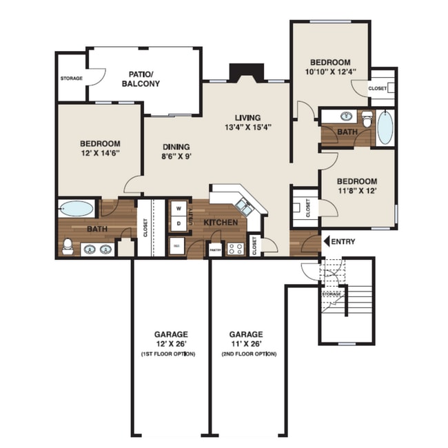 Floorplan - Villas of Spring Creek