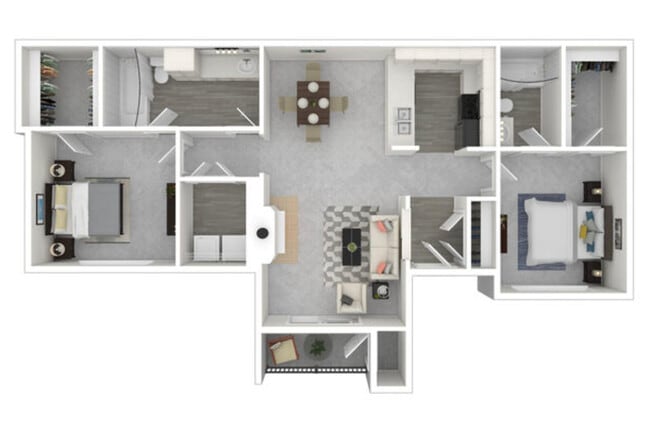Floorplan - Amherst Apartments