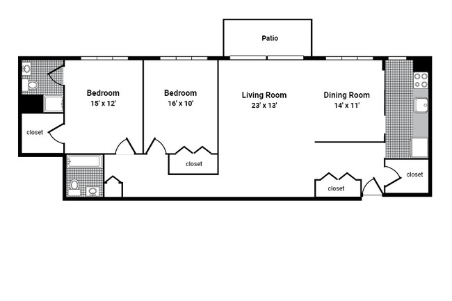 2B/2BA 03 - Tedwyn Apartments