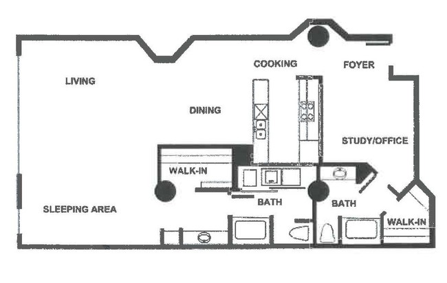 Floorplan - South Side On Lamar