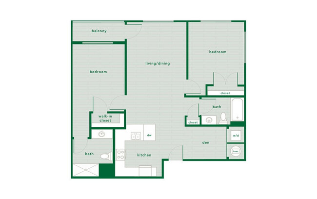 Floorplan - The Piedmont Raleigh