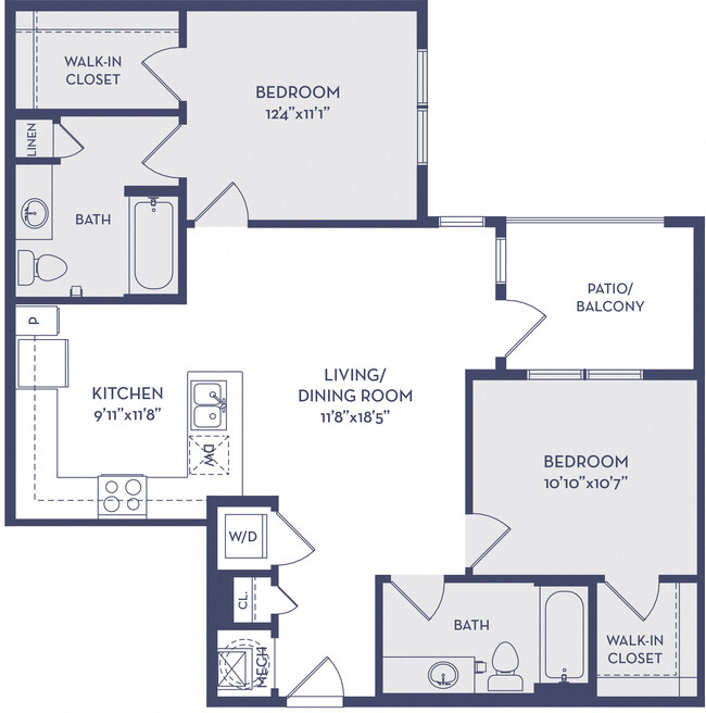 Floorplan - The Elliott Senior Apartments