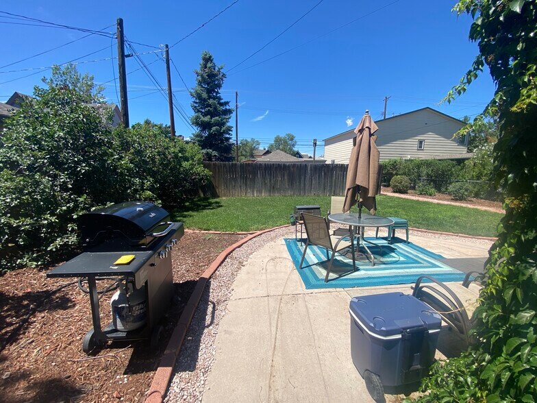 Fenced backyard - 1112 N Wahsatch Ave
