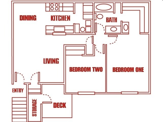 2BR/1BA - Highland Pointe Apartments