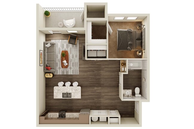 Floorplan - Aurora Apartments