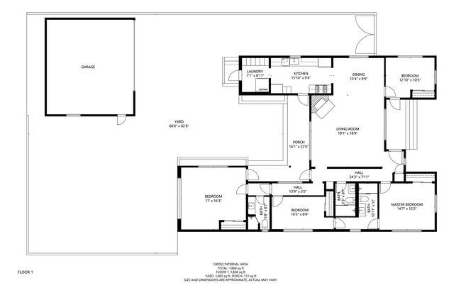 Building Photo - Big Bedrooms,  Great Yard!