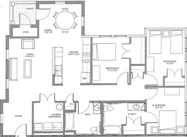 Floorplan - The Lofts at Southside Apartments