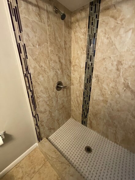 Basement full bath with shower - 7991 E Hampden Cir
