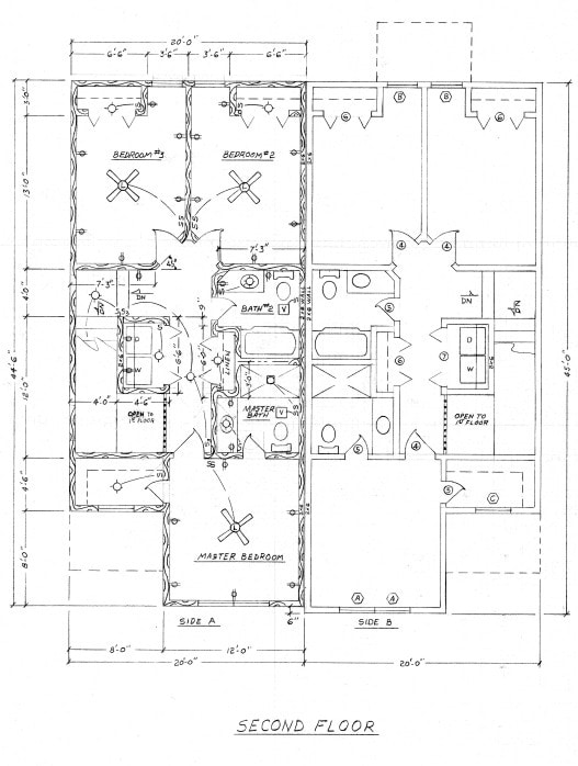 Second Floor - Robin Lane Townhomes