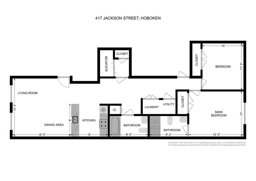 Floorplan - 417 Jackson St