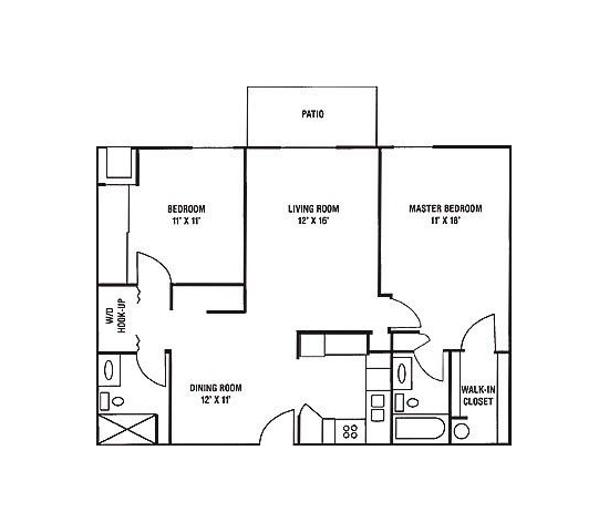 Floorplan - Ridgeview Highlands Apartments & Townhomes...