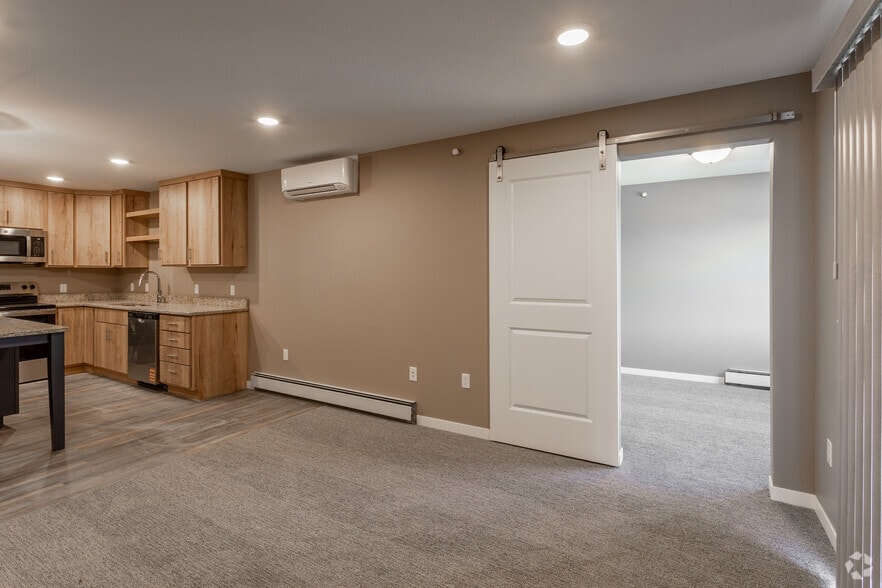 1BR, 1BA w/ Den - 776SF - Living Room - 1130 West Apartments
