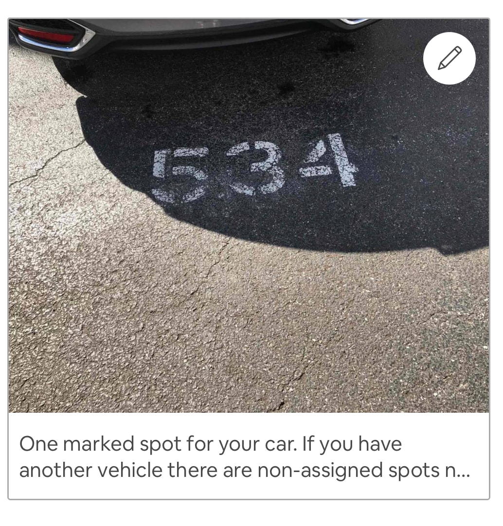 2 marked spots - 20842 East Dr