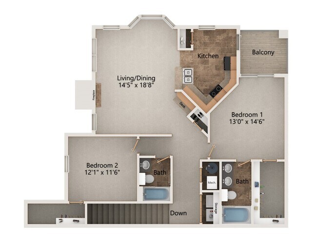 Floorplan - Stone Creek Villas