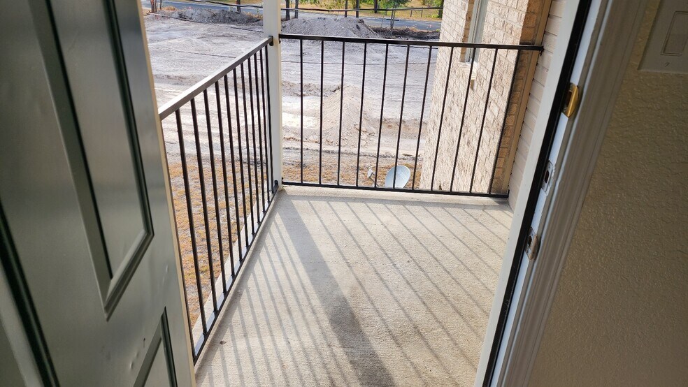 Private balcony. - 1110 Circle M Dr