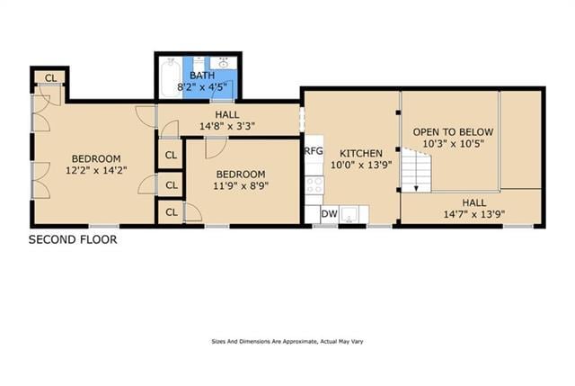 Unit 104 Second Floor - 914 Dante St