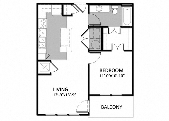 Floorplan - Auburn Square Apartments