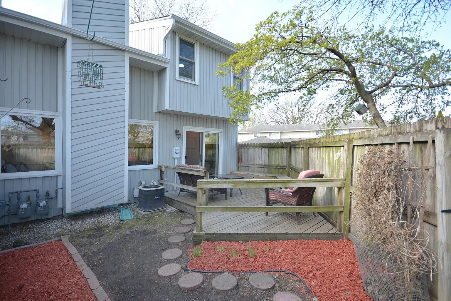 Back yard - 1505 Little Bluestem Ct