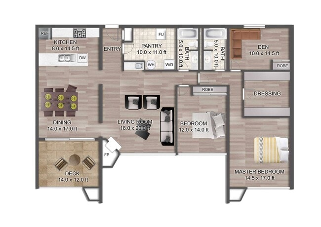 Floorplan - Lake Tower
