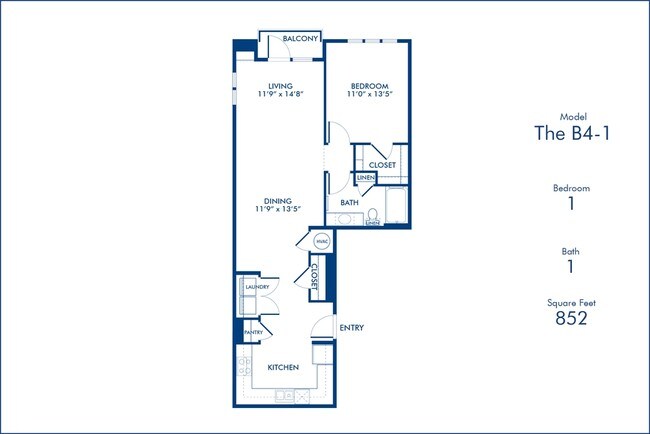 1BR/1BA - Camden Southline