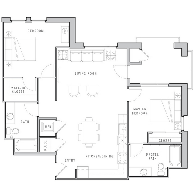 Floorplan - Loft House Apartments