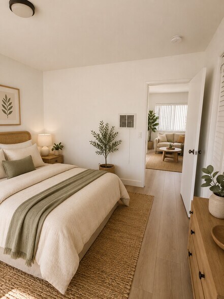 Bedroom-Virtually Staged - 701 9th St
