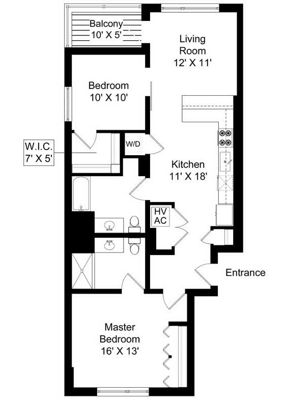 Floorplan - 851 West
