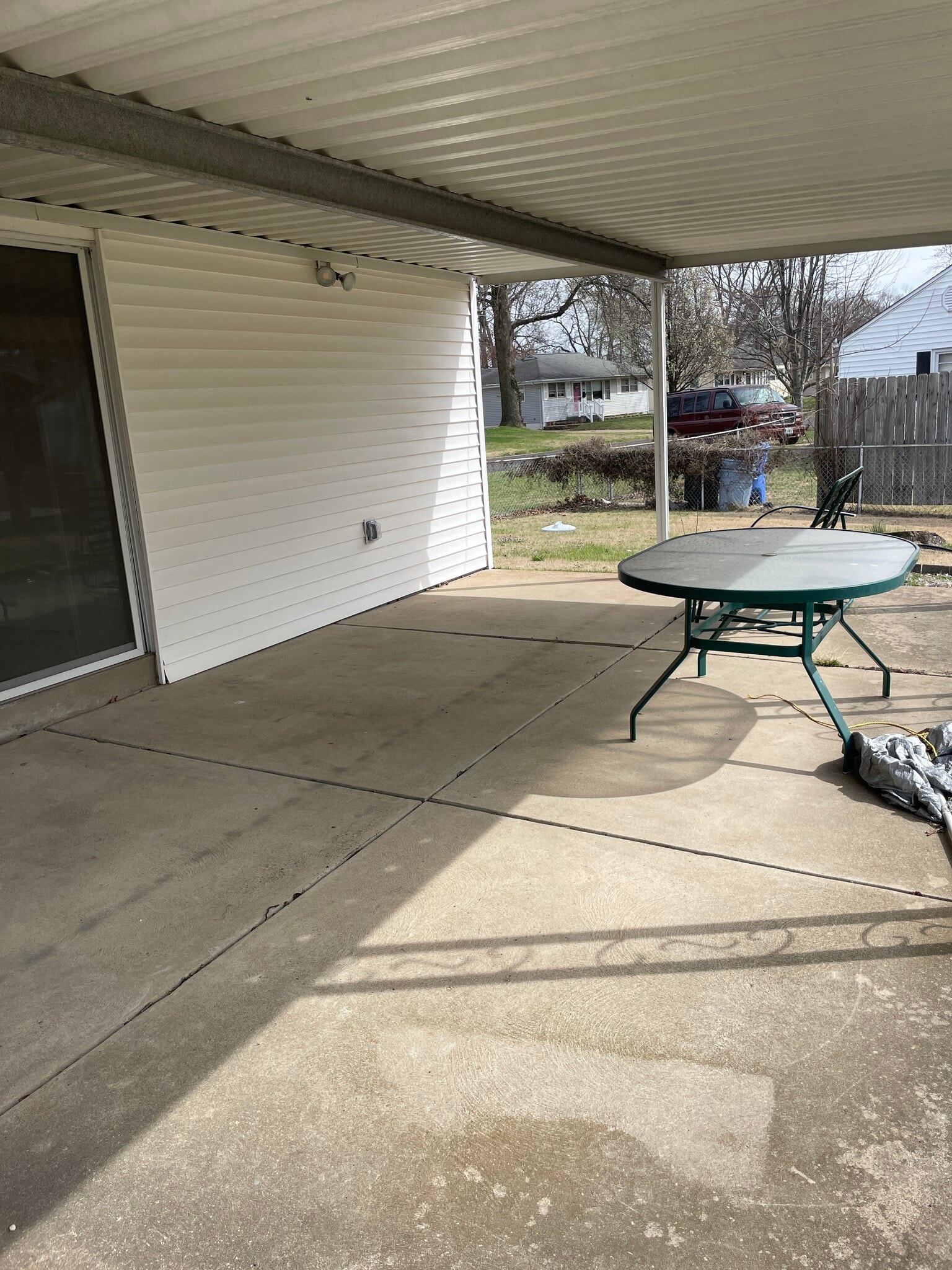 Back porch - 405 Saint Christina Ln