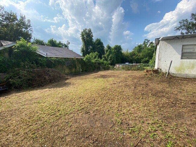 large open back yard - 211 S Navy Blvd