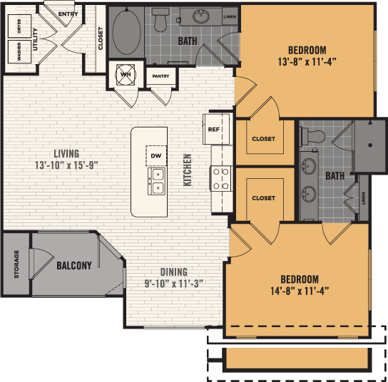 Floorplan - The Royce at 8100
