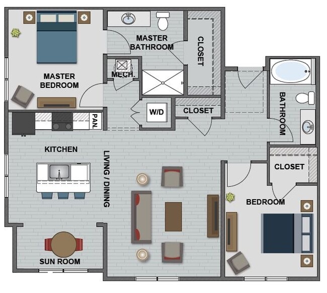 Floorplan - The Edison at Bridlespur