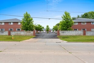 Exterior front - Burgundy Chateau Senior Apartments