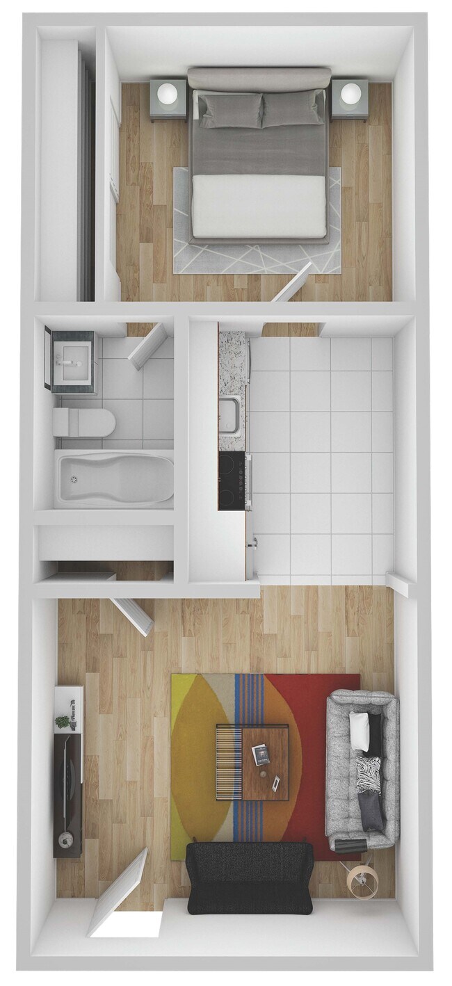 1 BR 1 BA - Skillman Flats