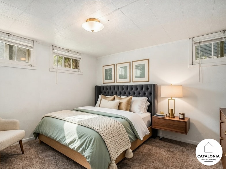 Bedroom 3 of 6 with natural light and large closet. - 2025 8th Ave