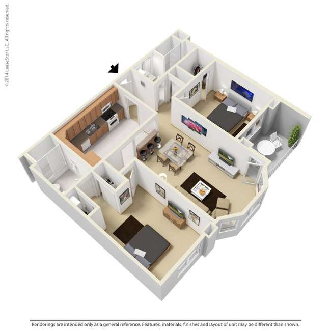 Floorplan - Vernon Oaks Apartments